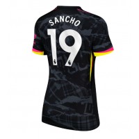 Camisa de Futebol Chelsea Jadon Sancho #19 Equipamento Alternativo Mulheres 2024-25 Manga Curta